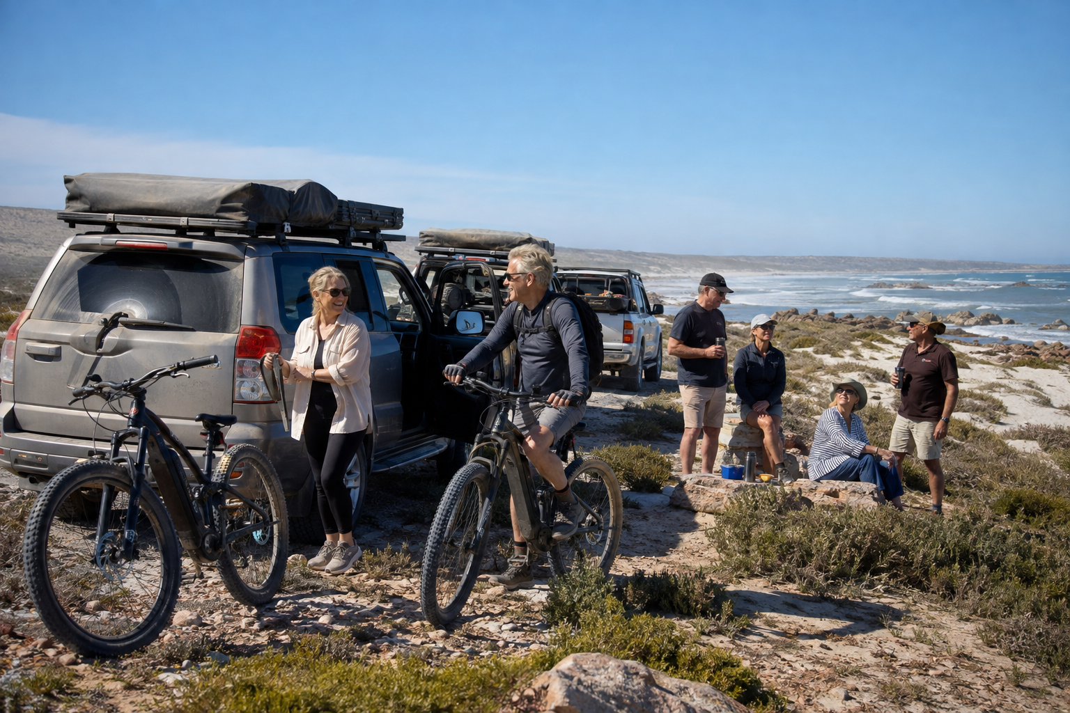 West Coast: Salt & Saddles 4×4 & eBike Tour gallery photo 3