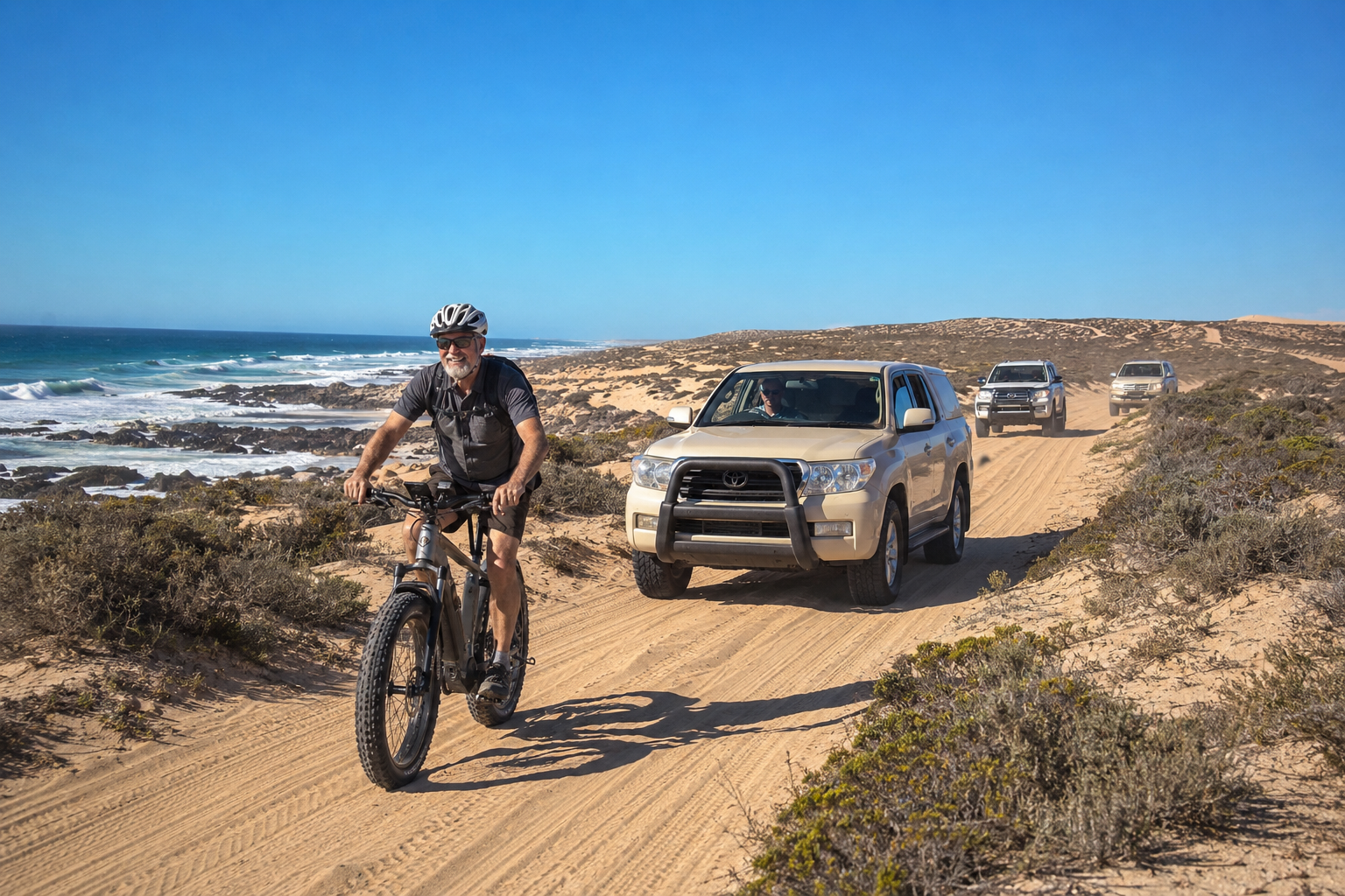 West Coast: Salt & Saddles 4×4 & eBike Tour gallery photo 7