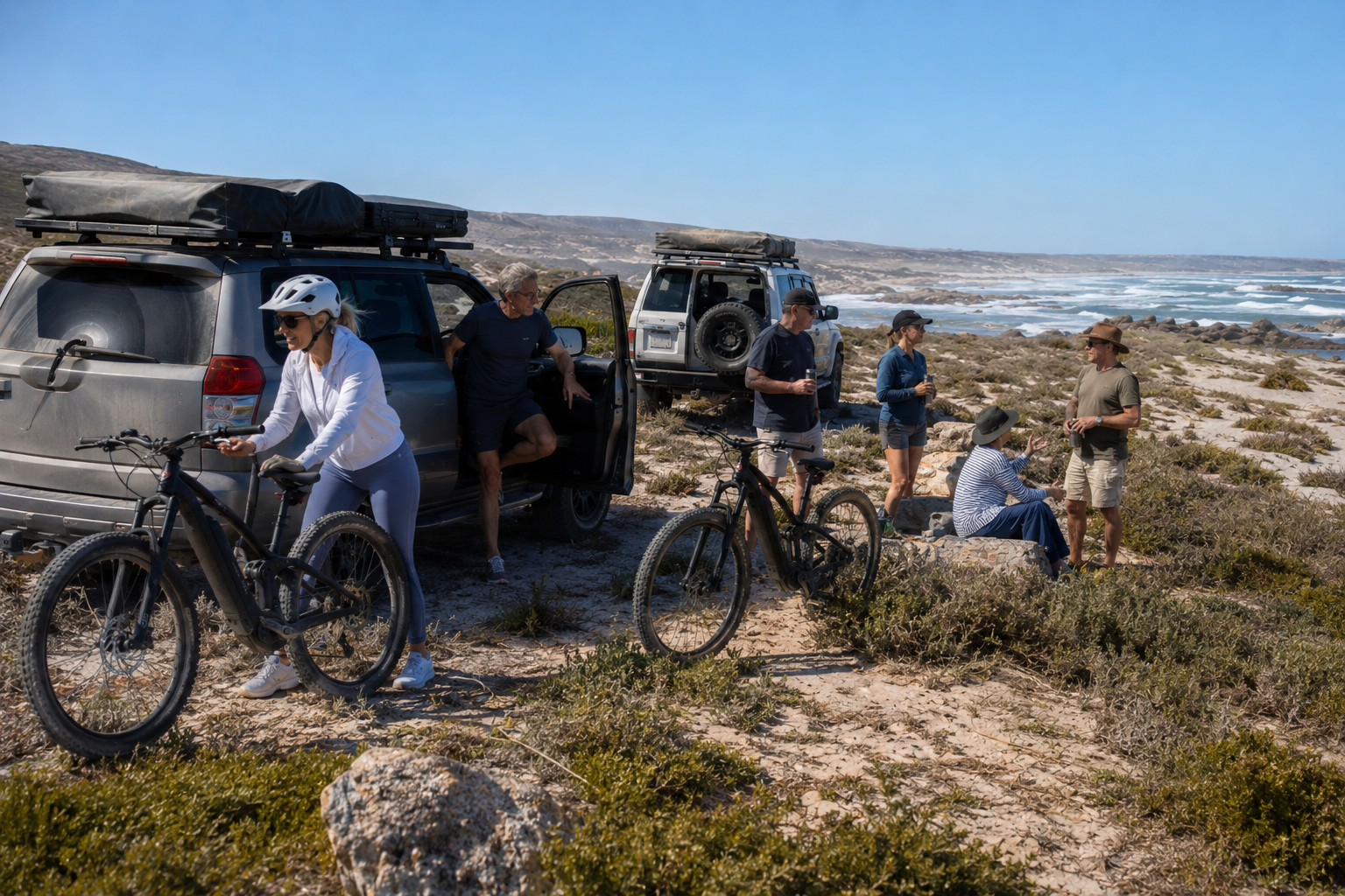 West Coast: Salt & Saddles 4×4 & eBike Tour gallery photo 2