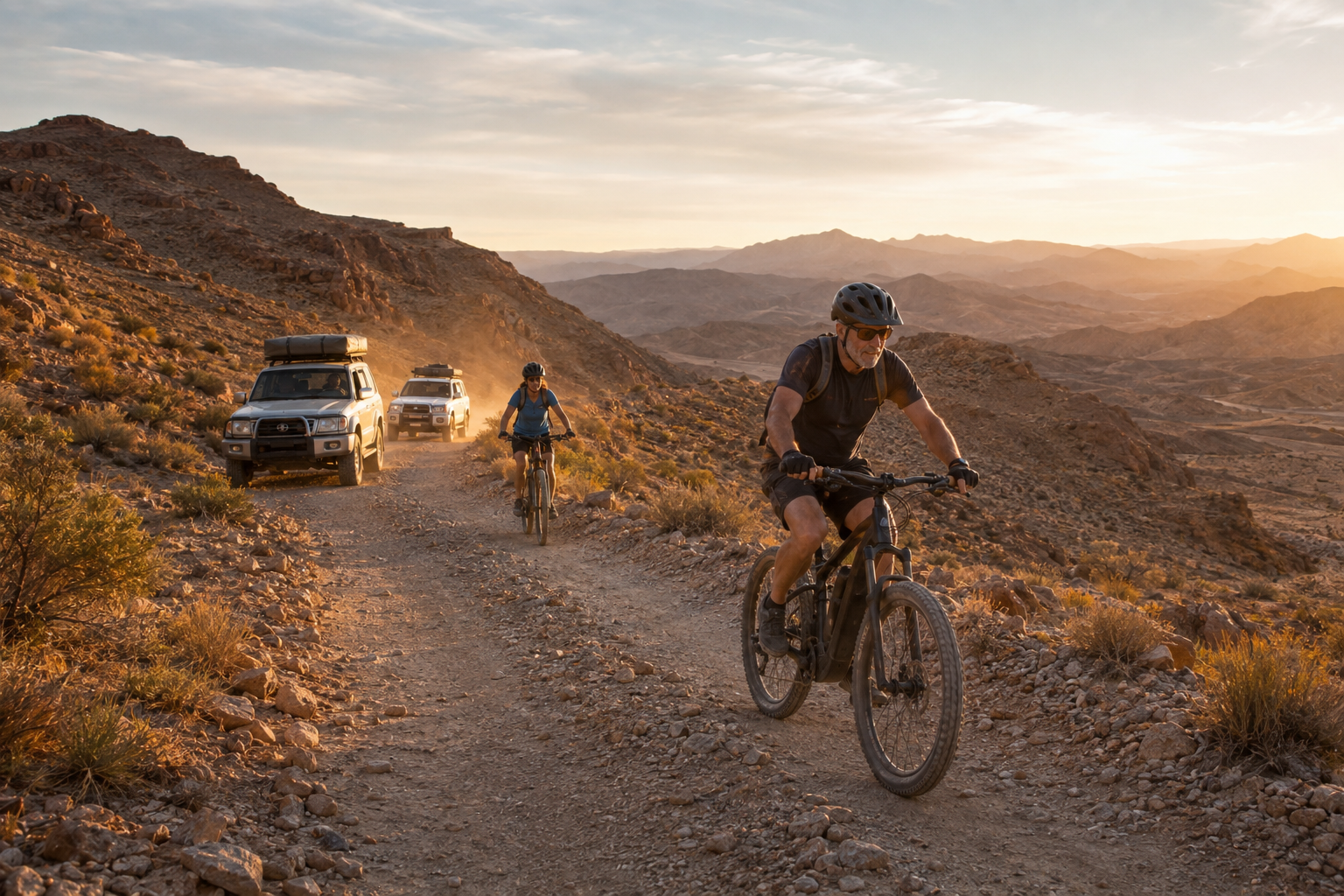West Coast: Salt & Saddles 4×4 & eBike Tour gallery photo 1