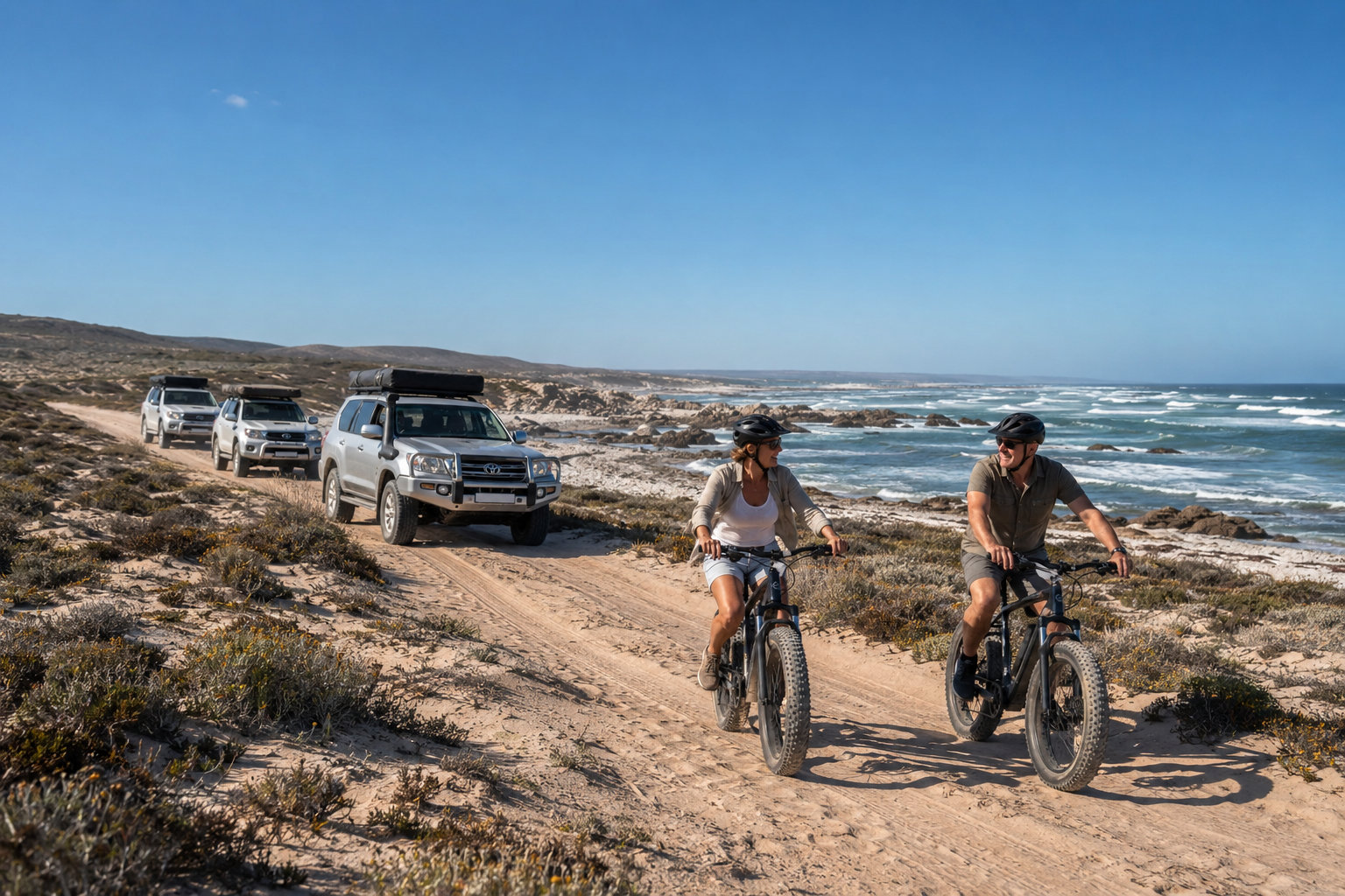 West Coast: Salt & Saddles 4×4 & eBike Tour gallery photo 6
